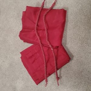 ** FINAL CLEARANCE** Mainstays Home Sheer Curtains & Rope Tiebacks Set